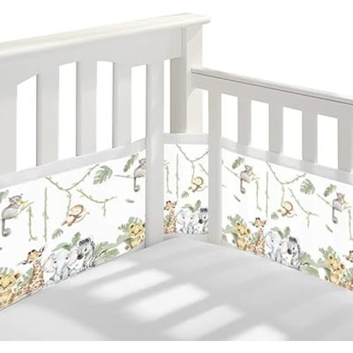 Four Season Breathable Baby Crib Bumper adds Some Safety Protection to Your Baby Crib(24)