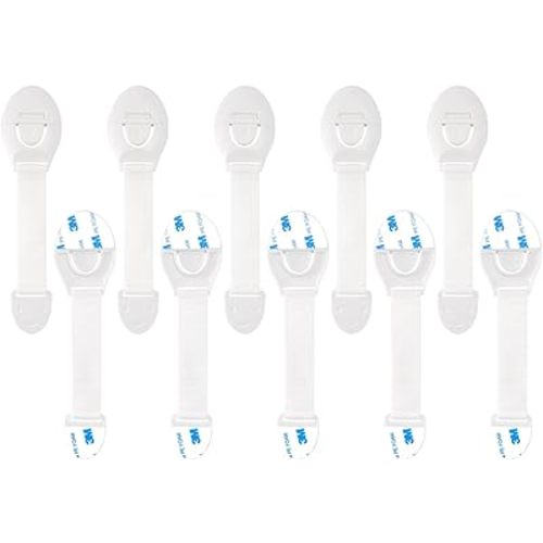 10 Pack Child Safety Ribbon Locks.