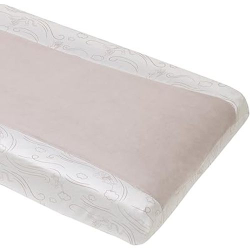 NoJo Disney Winnie The Pooh - Blustery Day Grey and White Super Soft Changing Pad Cover