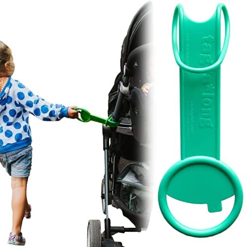 Tagalong Stroller Accessory for Safety | Toddler Must Have | Toddler Travel Accessory - Attaches to Strollers, Wagons, Shopping Carts I Disney Trip Essential I Made in USA - Teal