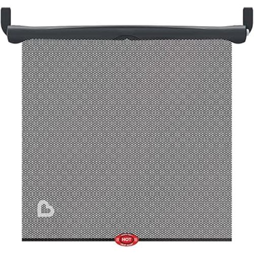 Brica Hot Car Window Sun Shade, Black