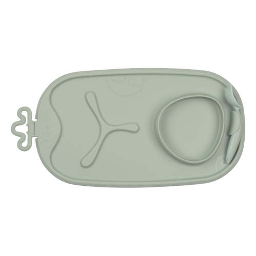 Roll + Go Mealtime Mat – Sage | b.box AU