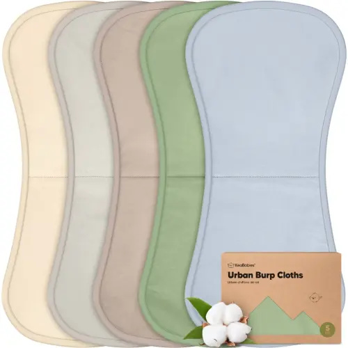 KeaBabies Urban Burp Cloths