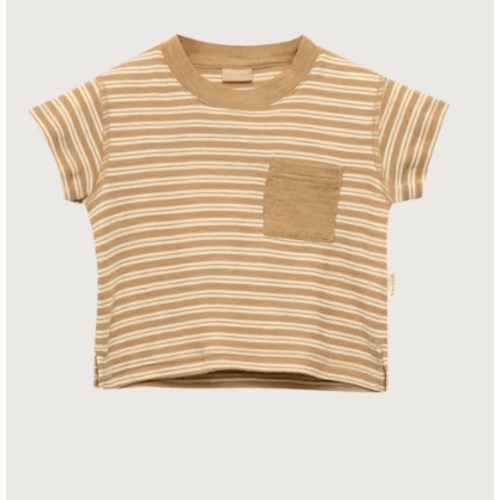 Baby merino wool/silk T-shirt with pocket - $43.99 - Dilling