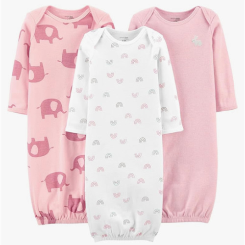 Simple Joys by Carter's baby-girls 3-pack Cotton Sleeper Gown
