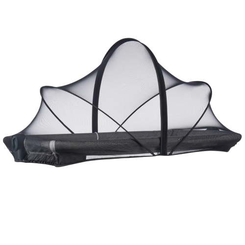 Baby Mosquito Net Tent Folding Crib Cover Bassinet Mosquito Net Cover Home Storage Supplies (Black)
