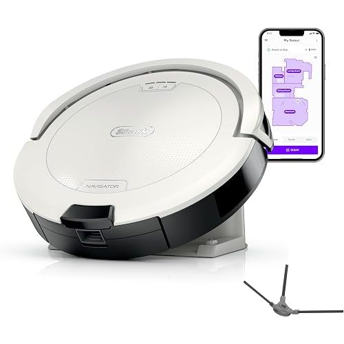 Shark Navigator Robot Vacuum, SmartPath Navigation, White, AV2120