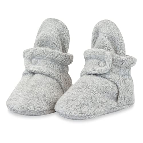 Zutano Unisex Fleece Baby Booties, Two Snap Closure, Newborn to 24 Months