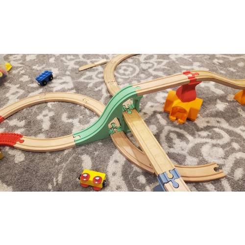 Roller Coaster for Brio, Thomas, IKEA, Hape and Other Wooden Train Brands! | Steep Hill for Christmas Gift, Toddler Birthdays, Boy Presents