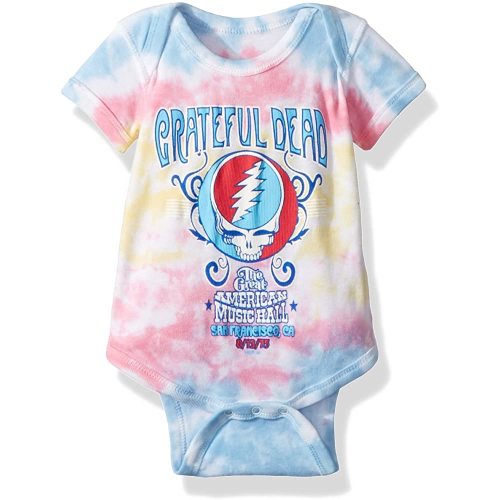 Liquid Blue baby-boys Grateful Dead American Music Hall OnesieT-Shirt