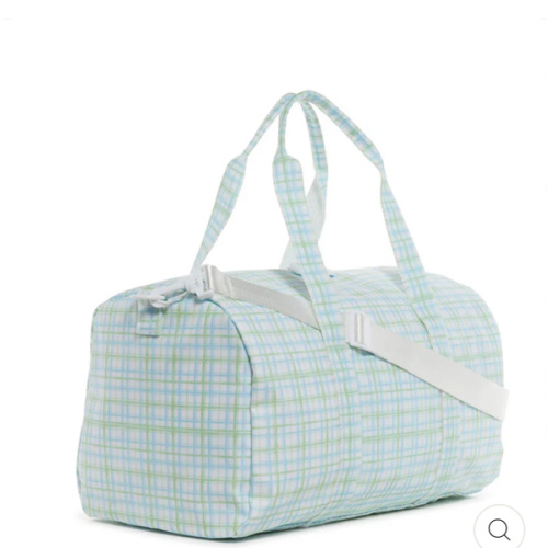 TRVL Duffel Bag- Classic Plaid Green – VACE