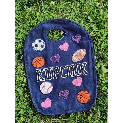 Beaded Family Keyhole Bag