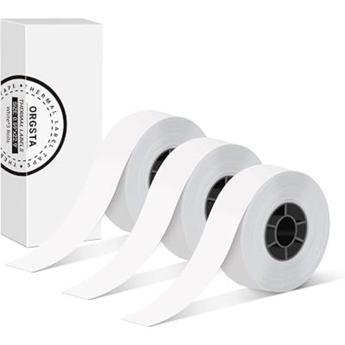 Label Maker Tape, Continuous Laminated Thermal Label Tape Refill