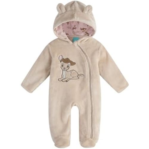 Magic Threadz Disney Clothes Baby Girls Pram One-Piece Featuring Minnie Mouse, Winnie The Pooh & Bambi, Sizes (0–9M)