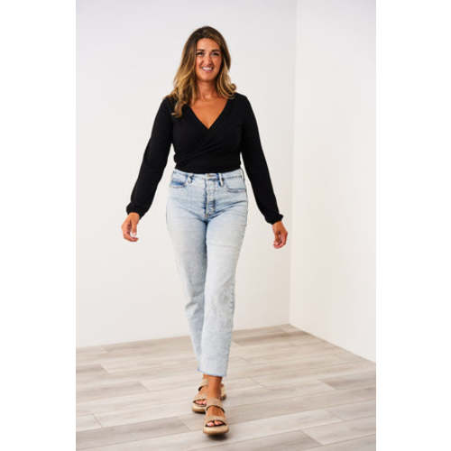 Latched Mama Ribbed Long Sleeve Nursing Wrap Top