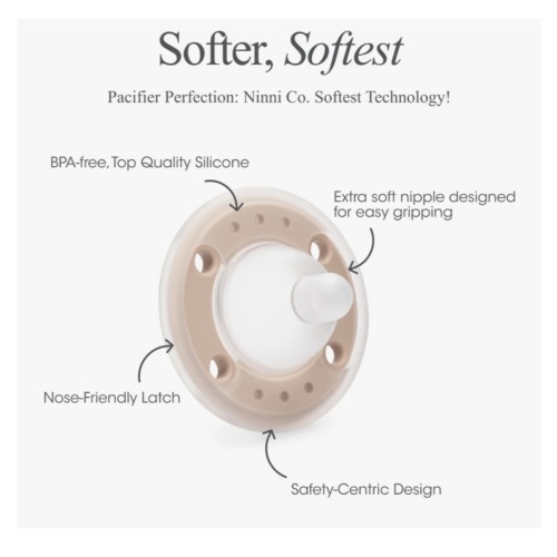 Ninni Pacifier Oatmeal 2 Pack