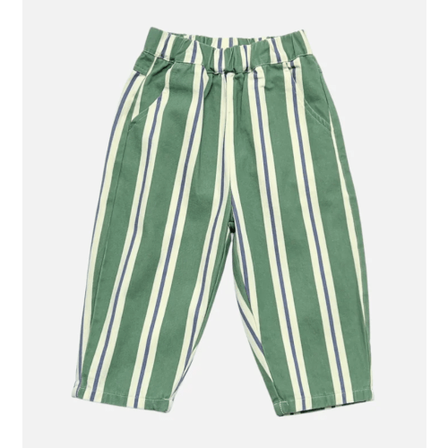 Green Stripe Twill Pant (6-12 months)