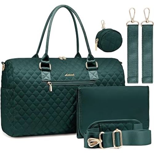 LOVEVOOK Diaper Bag Tote with Pacifier Case and Changing Pad, Large Capacity Mommy Bag for Hospital and Weekender Travel, Functional Baby Bag Newborn Baby Essential