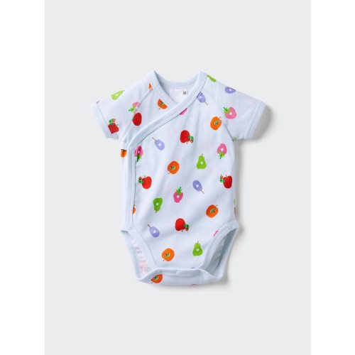 Baby Bodysuit Short Sleeve | Open Front | Caterpillar | UNIQLO US