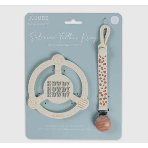 Howdy howdy silicone teething ring