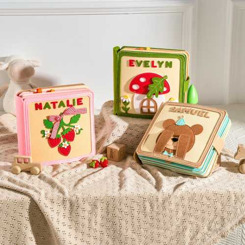 Soft Felt Quiet Book, Perfect for babies & new moms, The Perfect Early Learning Book, First Birthday Gift