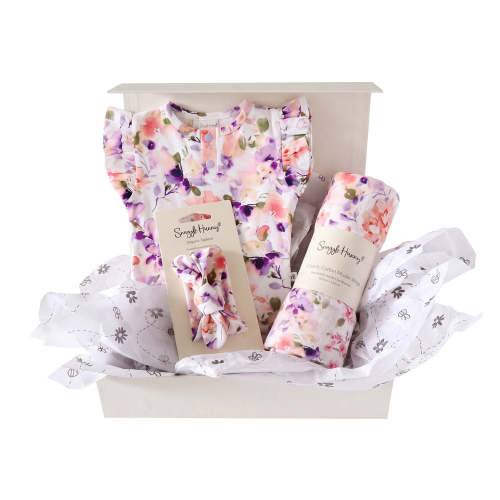 Classic Newborn Gift Hamper - Blushing Beauty