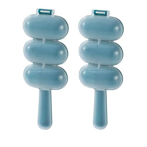 Blue Rice Ball Maker - Shake & Mold Rice Balls, Sushi Plates & DIY Kit