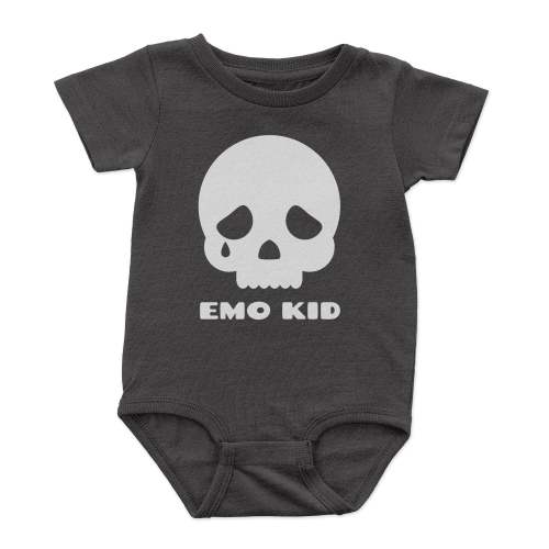 Emo Kid Baby Onesie
