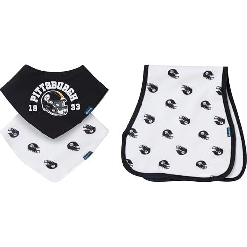 Gerber Baby Nfl Team Bandana Bibs and Burp Cloth Set