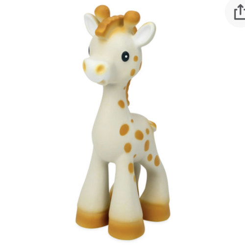 Jackie the Giraffe Natural Rubber Teether