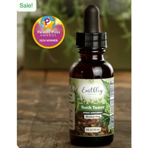 Teeth Tamer Herbal Extract | Natural Teething Relief | Natural Wellness | Earthley | Earthley Wellness