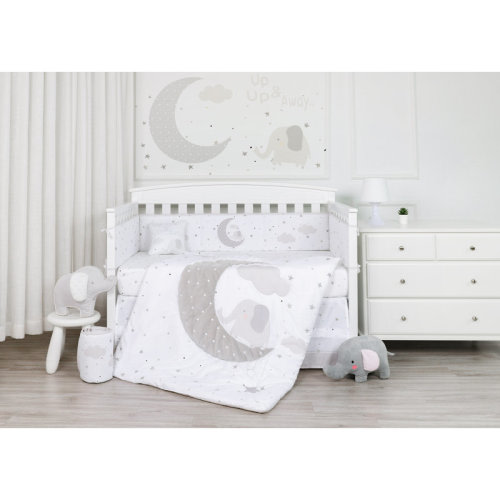Mccarroll Good Moon'n 5 Piece Crib Bedding Set | Wayfair