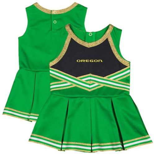 Girls Infant Colosseum Green Oregon Ducks Lollipop Park Cheer Dress