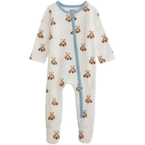 Mud Pie Baby Boys' Mud Pie Baby Teddy Bear Print Sleeper