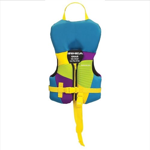 Airhead Gnar Neolite Kwik-Dry Life Jacket - USCG Approved Type III PFD Life Vest, Lightweight Flexible Fit for Boating, Tubing & Watersports, Quick-Dry Soft Material
