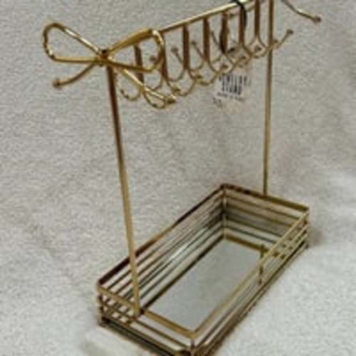 LAST ONE: NWT Gold Coquette Bow Ribbon Jewelry Holder Box Organizer Viral TikTok