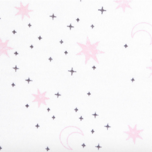 Cotton Swaddle Midnight Moons Pink Newborn | HALO