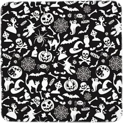 Halloween Goth Gothic Newborn Baby Swaddle Blanket Baby Receiving Blanket Cover Throw Wrap Blankets Soft Cozy Breathable for Infant Toddler Boys and Girls