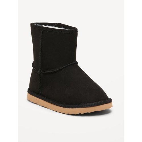 Faux-Suede Faux-Fur Lined Boots for Toddler Girls