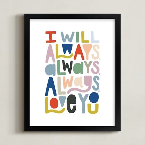 Always Always Open Edition Children's Art Print by Alethea and Ruth