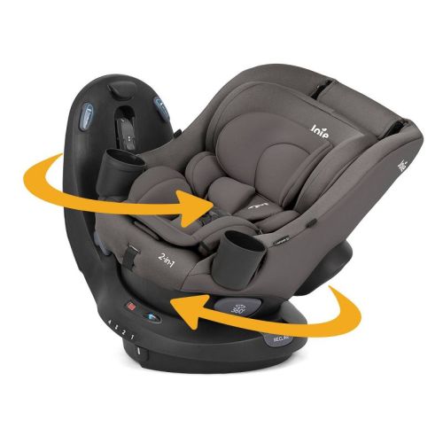 Joie Chili Spin SI Rotating 2-in-1 Convertible Car Seat - Thunder: Multi-Position Recline
