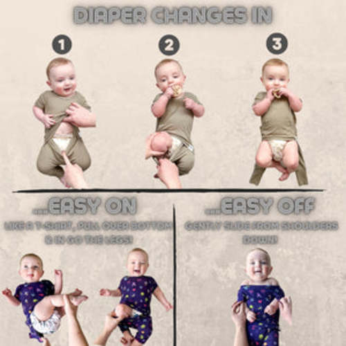 Ready Set Romper® | Front or reversible opening romper(s)
