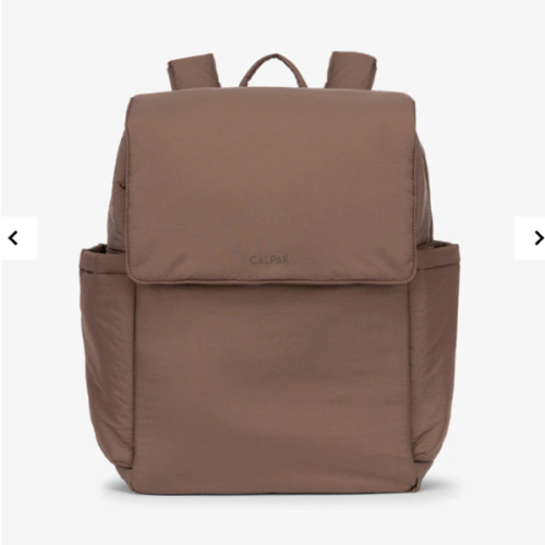 Diaper Backpack with Laptop Sleeve - HAZELNUT
