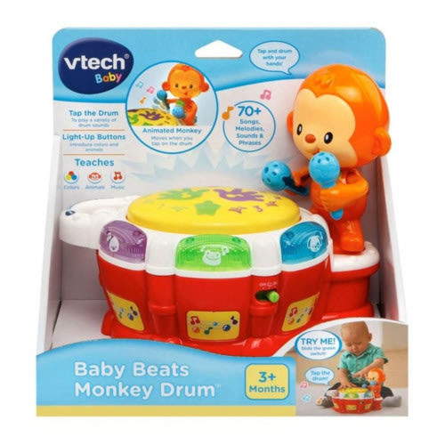 VTech Baby Beats Monkey Drum(TM) Toy
