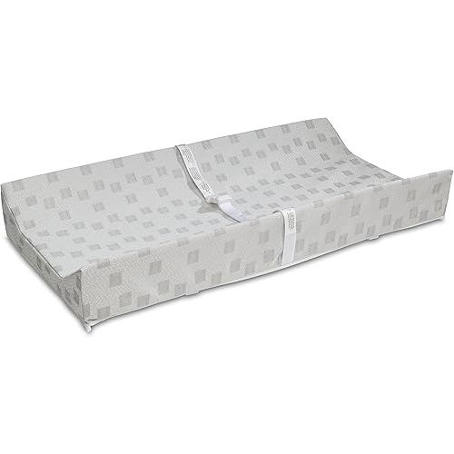 Waterproof Baby and Infant Diaper Changing Pad, Beautyrest Platinum, White