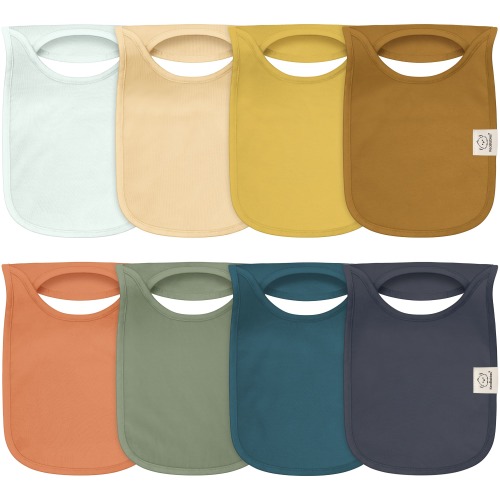 8-Pack Hallo Drool Bibs - Eclipse / One Size