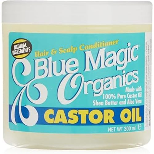 Blue Magic Originals Castor Oil 12 Ounce Jar (340g)
