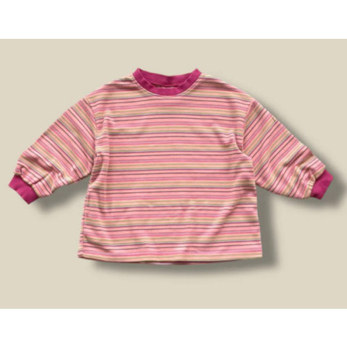 Toddler W25 Multi Color Stripe Long Sleeve Top (3-7y) - 2 Colors | AT NOON STORE