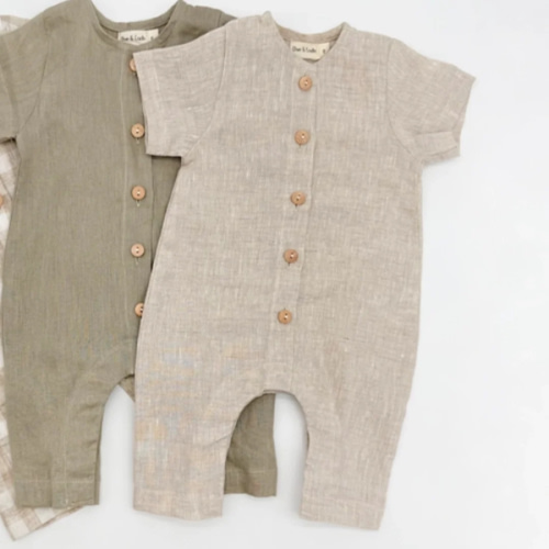 Linen Jumpsuit - Oat – Hello Gracie Lou