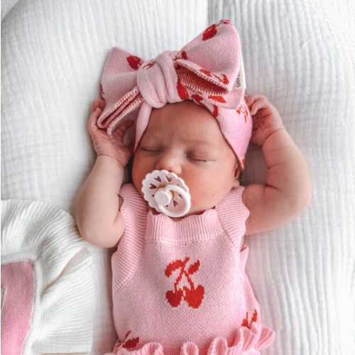 Índigo Dreams - Sweet Cherry Knit Headband